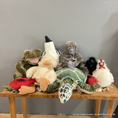 Assorted Stuffed Animals And Puppets (LOCAL PICK UP ONLY)