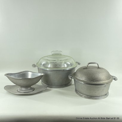 Pewter Cookware And Serving Dishes