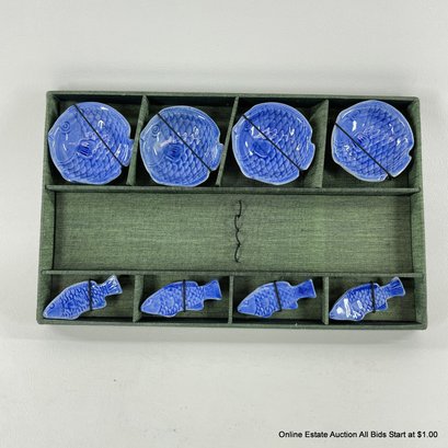 Dipping Sauce Dishes And Chopstick Holders In Storage Box
