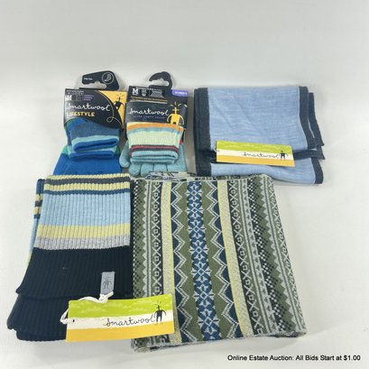 Smartwool Lifestyles Toe Socks And Scarves New