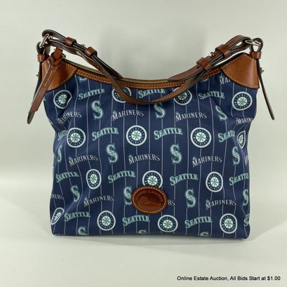 Dooney & Bourke Seattle Mariner's Nylon Hobo Handbag