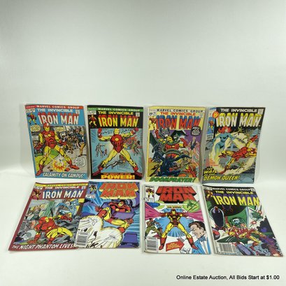 8 The Invincible Iron Man Comic Books Silver Age Through Modern Age Marvel Comics
