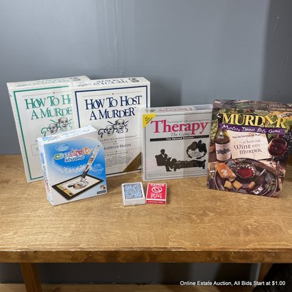 Board Games: How To Host A Murder Dinner Party Therapy Mickey Mouse Creative Studio Pen & More