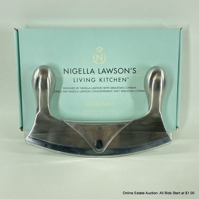 Nigella Lawson's Living Kitchen Mezzaluna New In Box
