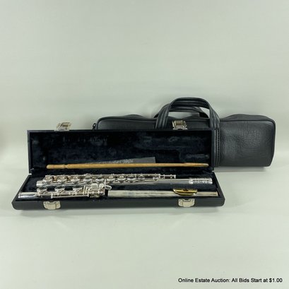 Geimeinhardt K G Special Solid Silver Flute With Gold Plated Mouthpiece