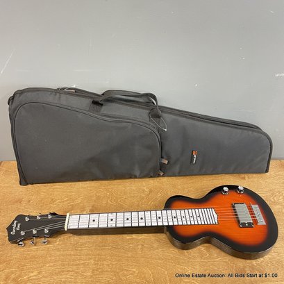 Recording King Lap Steel Guitar Model# RG-35-SN With Humbucking Pickup & Padded Case