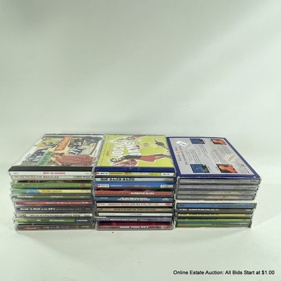 Collection Of 29 Individual And Box Sets Assorted Music Compilation CDs