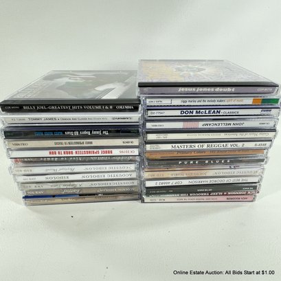 Collection Of 24 Assorted CD By Various Artists-Bruce Springsteen, George Harrison And More!