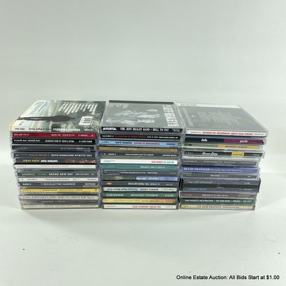 Collection Of 40 Assorted CD By Various Artists David Byrne, Bryan Adams, Bob Seger And More!