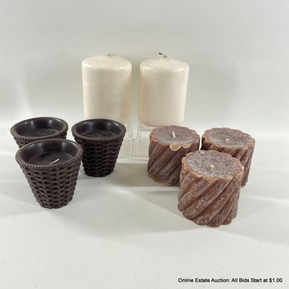 Eight Assorted Candles