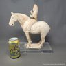 Tang Dynasty Form Terracotta Horse With Areas Of Original Paint  (Local Pick Up Or UPS Store Ship Only)