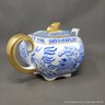 Tiffany & Co. Copelands China Auld Lang Syne Blue Willow Porcelain Teapot
