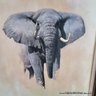 David Shepherd Offset Lithograph Pencil Signed 105/850  Sketch For A Painting 'African Bull Elephant'