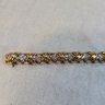 Tiffany & Co. 18K Yellow Gold And Diamond Bracelet Signature X Collection