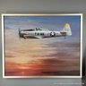 H.K. (John) Kang 1990 Oil On Canvas North American T-6 Texan Airplane Painting