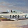 H.K. (John) Kang 1990 Oil On Canvas North American T-6 Texan Airplane Painting