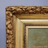 Max Hyden 1885 Oil On Canvas Landscape In Ornate Gilded Gesso Frame  (Local Pick Up Or UPS Store Ship Only)