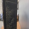Chinese 4 Panel Painted Mother Of Pearl Inlaid Folding Screen (Local Pick Up Or UPS Store Ship Only)