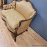 Victorian-Style Upholstered Settee (LOCAL PICKUP ONLY)