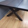 Outdoor Aluminum Dining Table With Faux Wood Finish (LOCAL PICKUP ONLY)