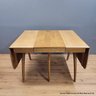 Heywood Wakefield Wishbone Maple Dining Table With 2 Leaf And Drop Leaves (LOCAL PICK UP ONLY)