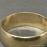 14K Yellow Gold Ring Size 6 Total Weight 4.08 Grams