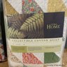 L.L. Bean Flying Geese Cotton Quilt Set Full/Queen NEW