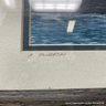 Robert Tandecki Foss Maritime Tug Boats Offset Lithograph Pencil Signed On Mat