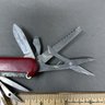 Lot Of Knives: Victorinox Fibrox Filet Knife, Swiss Army-style, Morakniv, Abel Fishing Pliers, Safety Knife