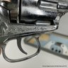 Nichols Ranch Stallion 45 Mark 5 Six Shooter Cap Gun With Cartridges And Extra Grips