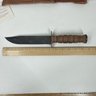 Camillus Marine Corps Fighting Knife With Leather Sheath In Original Box