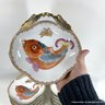16 Mottahedeh Adaptation Chinese Shell Bowls Chien Lung Dynasty Carp (Local Pick Up Or UPS Store Ship Only)