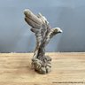Large Concrete Eagle Garden Ornament Marked Avila's G.a. 1986 Local Pickup Only