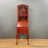 Painted Chinoiserie Small Secretary Desk With Detachable Hutch (LOCAL PICK UP ONLY)