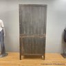 Indonesian Wood Two-piece Cabinet Pie Safe (LOCAL PICK UP ONLY)