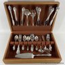 Towle Sterling Silver Legato Series Flatware Service For 8 With Case 1973 Grams Total Weight