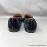 Stubbs & Wooton Slippers Fly Fishing Black Velvet With Leather Interior Men's Size 11