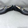Men's Gucci Black Leather Horsebit Loafer Shoe Size 10