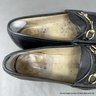 Men's Gucci Black Leather Horsebit Loafer Shoe Size 10