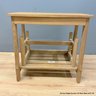 Smith & Hawken Teak Step Stool (Local Pickup Only)