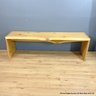 Atlas Cedar Live Edge Dovetailed Bench Signed JZ (Local Pickup Only)