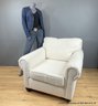 Restoration Hardware Cream Linen Club Chair (Local Pickup Only)