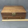 Wood Jewelry Box With Drawer