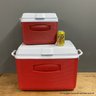 Rubbermaid Victory 48 Quart Hard-sided Cooler With Matching Mini Cooler (Local Pick-Up Only)