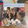 Six Vinyl Record Collection With Christmas Music And Movie Soundtracks Including Breakfast At Tiffany's