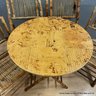 Bamboo Folding Table And Four Chairs (LOCAL PICK UP ONLY)