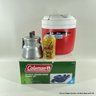 Coleman Enamelware Dining Set Igloo Thermal Jug Tiny Vintage Percolator (LOCAL PICK UP ONLY)