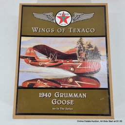Texaco Wings Of Texaco 1940 Grumman Goose Model Plane