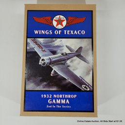 Texaco Wings Of Texaco 1932 Northrop Gamma Model Plane