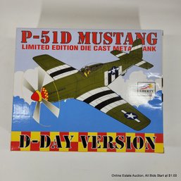 Liberty Classics By Spec Cast P-51D Mustang Die-Cast Model Plane